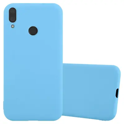 Cadorabo Case, združljiv s Huawei v Candy Blue - Zaščitni pokrov, narejen iz fleksibilnega silikona TPU