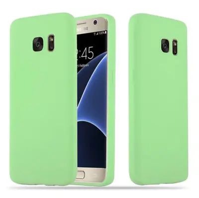 Cadorabo Case, združljiv s Samsungom v Candy Pastel Green - Zaščitni pokrov iz fleksibilnega silikona TPU