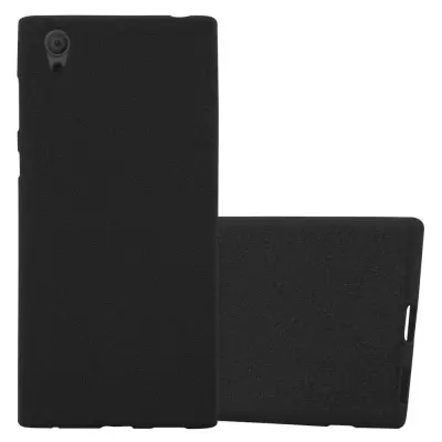 Cadorabo Case, združljiv s Sonyjem v Frost Black - Zaščitni pokrov iz fleksibilnega silikona TPU