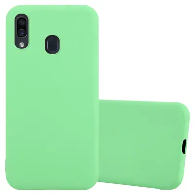 Cadorabo Case, združljiv s Samsungom v Candy Pastel Green - Zaščitni pokrov iz fleksibilnega silikona TPU