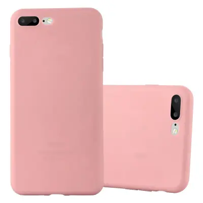 CADORABO Ohišje, združljiv z Apple v Candy Pink - Zaščitni pokrov iz fleksibilnega silikona TPU