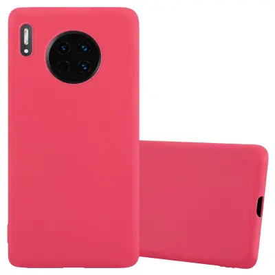 Cadorabo Case, združljiv s Huawei v Candy Red - Zaščitni pokrov, narejen iz fleksibilnega silikona TPU
