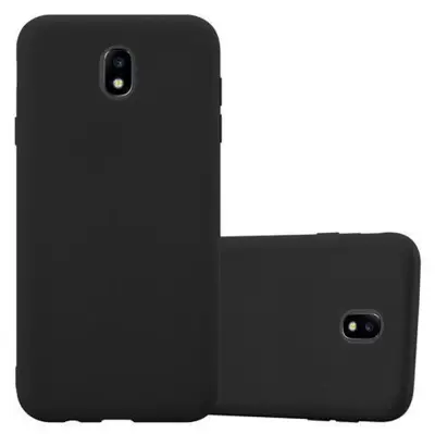 CADORABO Ohišje, združljiv s Samsungom v Candy Black - Zaščitni pokrov, narejen iz fleksibilnega silikona TPU