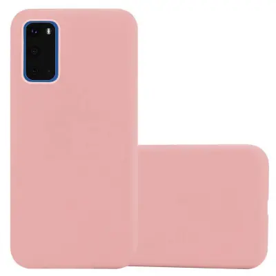 Cadorabo Case, združljiv s Samsungom v Candy Pink - Zaščitni pokrov iz fleksibilnega silikona TPU