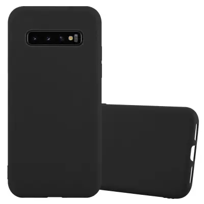 CADORABO Ohišje, združljiv s Samsungom v Candy Black - Zaščitni pokrov, narejen iz fleksibilnega silikona TPU