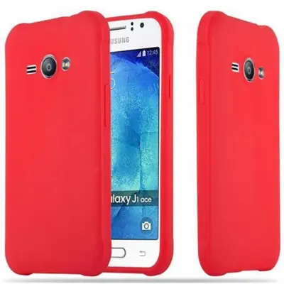 Cadorabo Case, združljiv s Samsungom v Candy Red - Zaščitni pokrov iz fleksibilnega silikona TPU