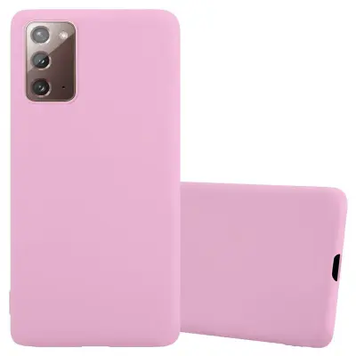 Cadorabo Case, združljiv s Samsungom v Candy Pink - Zaščitni pokrov iz fleksibilnega silikona TPU
