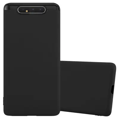 CADORABO Ohišje, združljiv s Samsungom v Candy Black - Zaščitni pokrov, narejen iz fleksibilnega silikona TPU