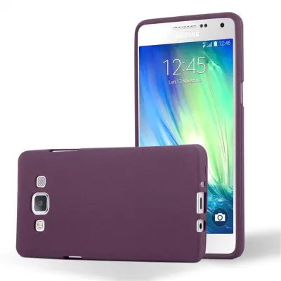 Cadorabo Case, združljiv s Samsungom v Frost Bordeaux Purple - zaščitni pokrov iz fleksibilnega silikona TPU