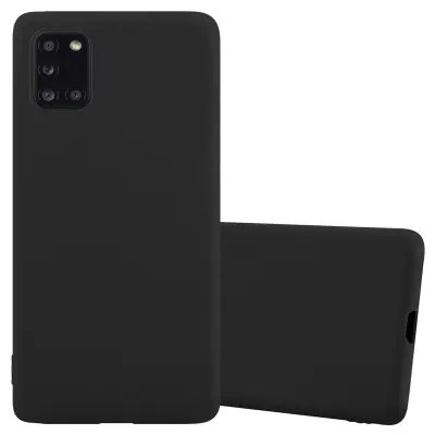 CADORABO Ohišje, združljiv s Samsungom v Candy Black - Zaščitni pokrov, narejen iz fleksibilnega silikona TPU