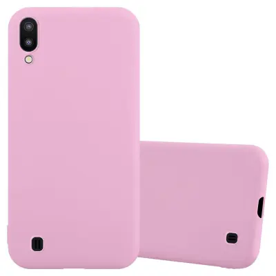 Cadorabo Case, združljiv s Samsungom v Candy Pink - Zaščitni pokrov iz fleksibilnega silikona TPU