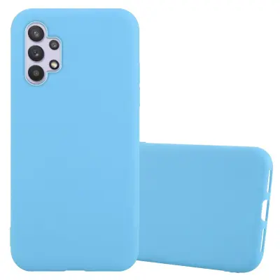 CADORABO Ohišje, združljiv s Samsungom v Candy Blue - Zaščitni pokrov iz fleksibilnega silikona TPU