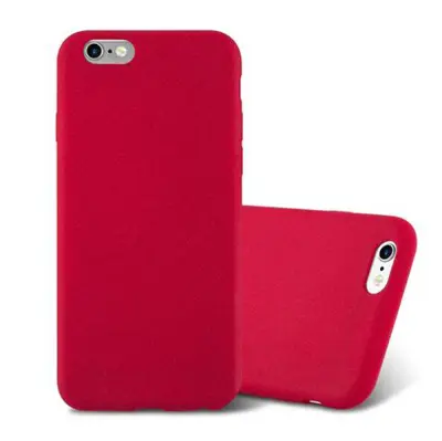 CADORABO Ohišje, združljiv z Apple v Frost Red - Zaščitni pokrov iz fleksibilnega silikona TPU