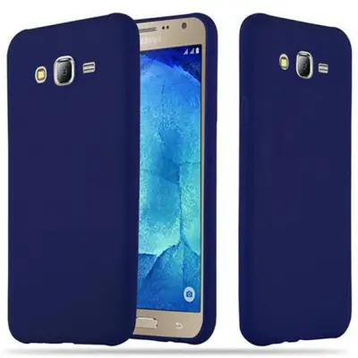 Cadorabo Case, združljiv s Samsungom v Candy Tarmno Blue - zaščitna prevleka iz fleksibilnega silikona TPU