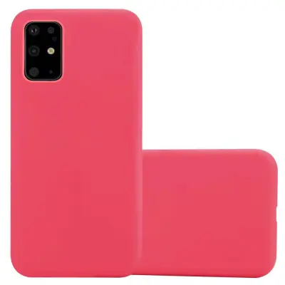 Cadorabo Case, združljiv s Samsungom v Candy Red - Zaščitni pokrov iz fleksibilnega silikona TPU