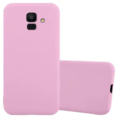 Cadorabo Case, združljiv s Samsungom v Candy Pink - Zaščitni pokrov iz fleksibilnega silikona TPU