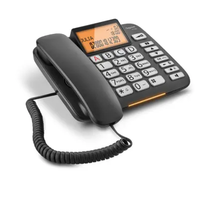 Gigaset DL580 Telefonski analogni klici črni identifikator