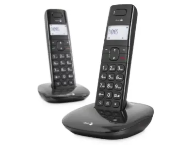 Fiksni telefon Doro Comfort 1010 2 Black Wireless