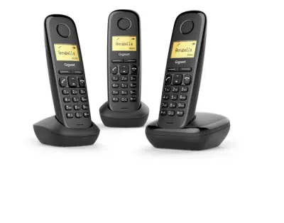 Gigaset E290 brezžični beli telefon