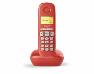 Rdeča rdeča gigaset a170 fiksni telefon