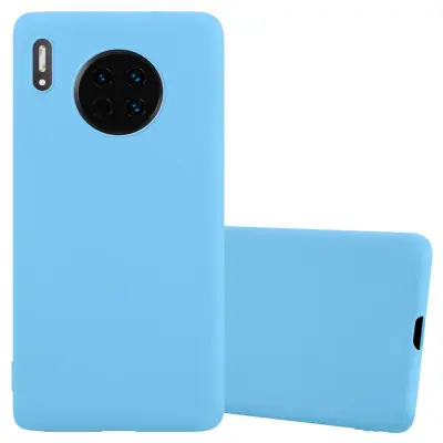 Cadorabo Case, združljiv s Huawei v Candy Blue - Zaščitni pokrov, narejen iz fleksibilnega silikona TPU