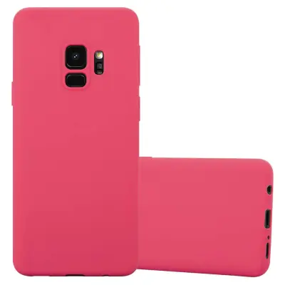 Cadorabo Case, združljiv s Samsungom v Candy Red - Zaščitni pokrov iz fleksibilnega silikona TPU