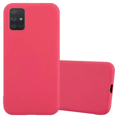 Cadorabo Case, združljiv s Samsungom v Candy Red - Zaščitni pokrov iz fleksibilnega silikona TPU