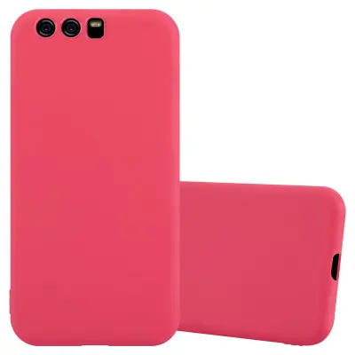 Cadorabo Case, združljiv s Huawei v Candy Red - Zaščitni pokrov, narejen iz fleksibilnega silikona TPU
