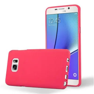 CADORABO Ohišje, združljiv s Samsungom v Frost Red - Zaščitni pokrov iz fleksibilnega silikona TPU