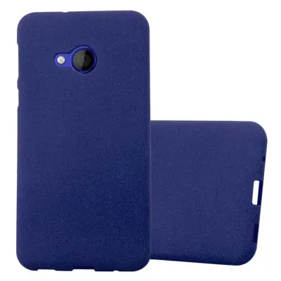 CADORABO Ohišje, združljiv s HTC v Frost Tarmno Blue - zaščitni pokrov iz fleksibilnega silikona TPU
