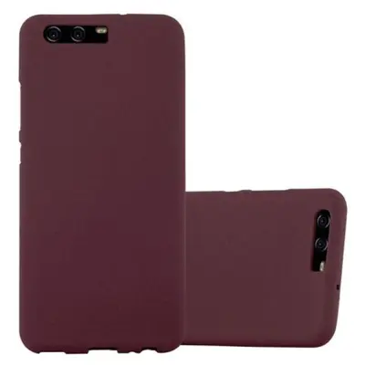 CADORABO CARE, združljiv s Huawei v Frost Bordeaux Purple - zaščitni pokrov iz fleksibilnega silikona TPU