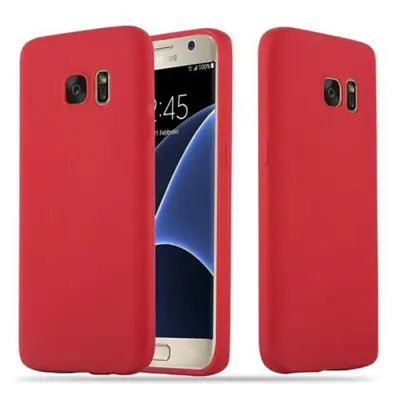 Cadorabo Case, združljiv s Samsungom v Candy Red - Zaščitni pokrov iz fleksibilnega silikona TPU