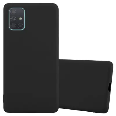 CADORABO Ohišje, združljiv s Samsungom v Candy Black - Zaščitni pokrov, narejen iz fleksibilnega silikona TPU