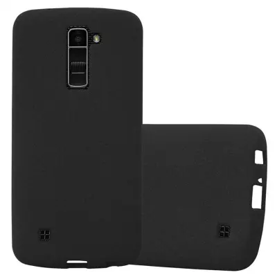 CADORABO Ohišje, združljiv z LG v Frost Black - Zaščitni pokrov iz fleksibilnega silikona TPU