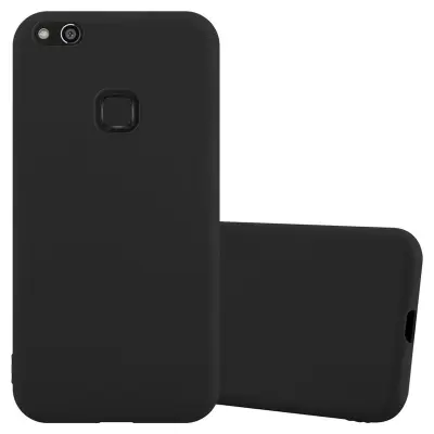 CADORABO Ohišje, združljiv s Huawei v Candy Black - Zaščitni pokrov, narejen iz fleksibilnega silikona TPU
