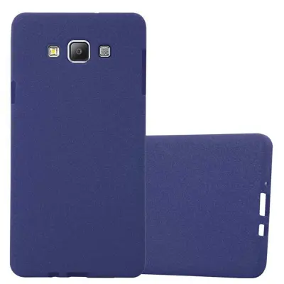 Cadorabo Case, združljiv s Samsungom v Frost Tarmno Blue - zaščitni pokrov iz fleksibilnega silikona TPU