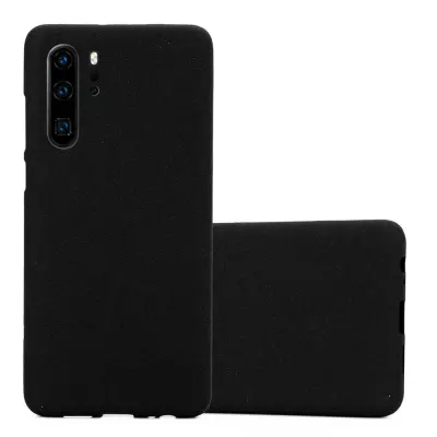 Cadorabo Case, združljiv s Huawei v Frost Black - Zaščitni pokrov, narejen iz fleksibilnega silikona TPU