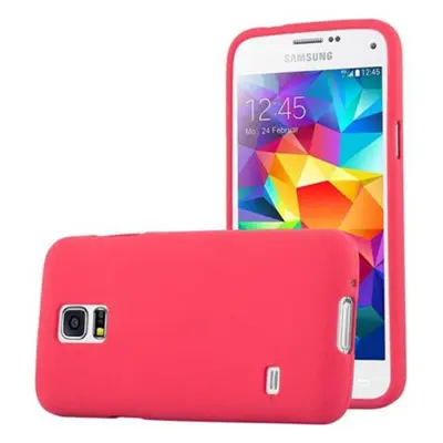 CADORABO Ohišje, združljiv s Samsungom v Frost Red - Zaščitni pokrov iz fleksibilnega silikona TPU