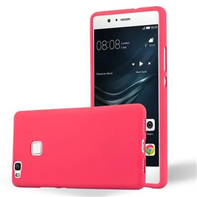 Cadorabo Case, združljiv s Huawei v Frost Red - Zaščitni pokrov iz fleksibilnega silikona TPU