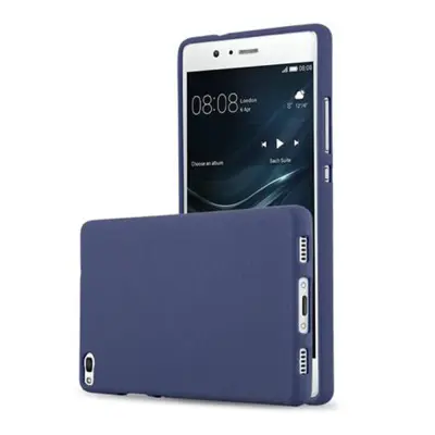 Cadorabo Case, združljiv s Huawei v Frost Tarmno Blue - zaščitni pokrov iz fleksibilnega silikona TPU