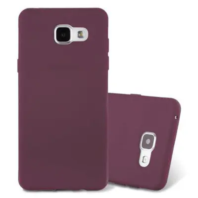 Cadorabo Case, združljiv s Samsungom v Frost Bordeaux Purple - zaščitni pokrov iz fleksibilnega silikona TPU