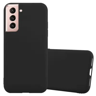CADORABO Ohišje, združljiv s Samsungom v Candy Black - Zaščitni pokrov, narejen iz fleksibilnega silikona TPU