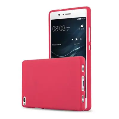 Cadorabo Case, združljiv s Huawei v Frost Red - Zaščitni pokrov iz fleksibilnega silikona TPU