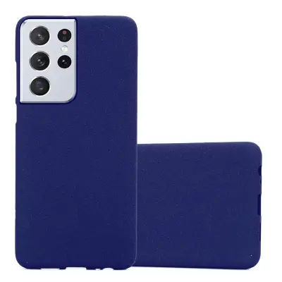 Cadorabo Case, združljiv s Samsungom v Frost Tarmno Blue - zaščitni pokrov iz fleksibilnega silikona TPU