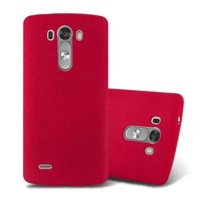 CADORABO Ohišje, združljiv z LG v Frost Red - Zaščitni pokrov iz fleksibilnega silikona TPU