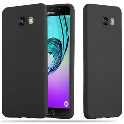 CADORABO Ohišje, združljiv s Samsungom v Candy Black - Zaščitni pokrov, narejen iz fleksibilnega silikona TPU
