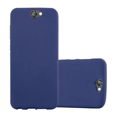 CADORABO Ohišje, združljiv s HTC v Frost Tarmno Blue - zaščitni pokrov iz fleksibilnega silikona TPU
