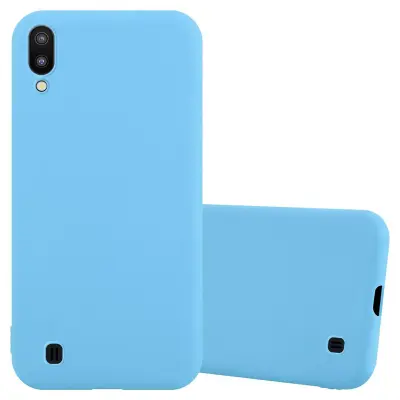 CADORABO Ohišje, združljiv s Samsungom v Candy Blue - Zaščitni pokrov iz fleksibilnega silikona TPU