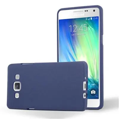 Cadorabo Case, združljiv s Samsungom v Frost Tarmno Blue - zaščitni pokrov iz fleksibilnega silikona TPU