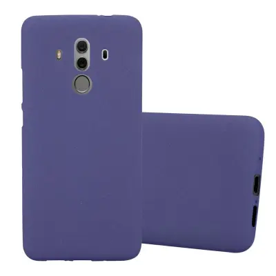 Cadorabo Case, združljiv s Huawei v Frost Tarmno Blue - zaščitni pokrov iz fleksibilnega silikona TPU